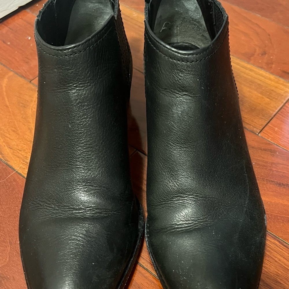 Womens Black leather Alexander wang Kori boots size 38.5 - Picture 5 of 7